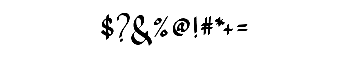 Calligraphia-Regular Font OTHER CHARS