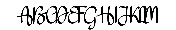 Calligraphia-Regular Font UPPERCASE