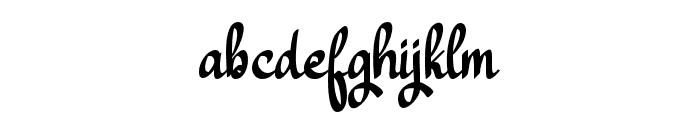 Calligraphia-Regular Font LOWERCASE