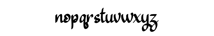 Calligraphia-Regular Font LOWERCASE
