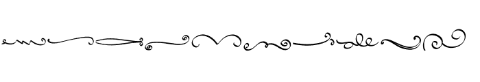 Calligraphic Element Font OTHER CHARS