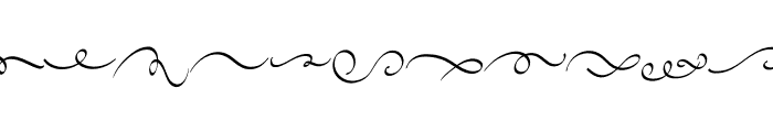 Calligraphic Element Font UPPERCASE