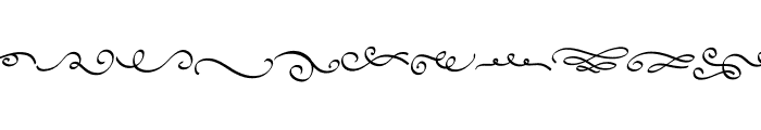 Calligraphic Element Font UPPERCASE