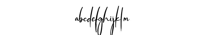 Calligraphy Baby Font LOWERCASE