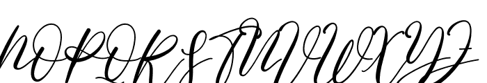 Calligraphy Brillian Font UPPERCASE