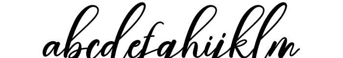 Calligraphy Brillian Font LOWERCASE