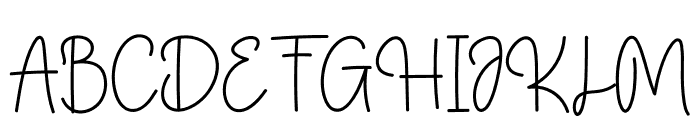 Calligraphy Stylish Font UPPERCASE