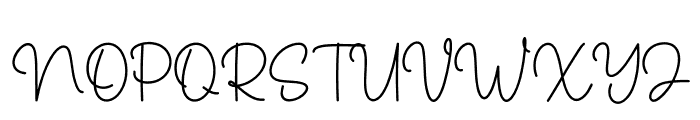 Calligraphy Stylish Font UPPERCASE