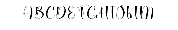 Calligraphy1 Font UPPERCASE