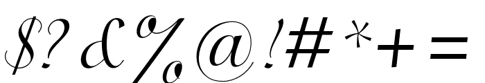 CalligraphyScript Font OTHER CHARS