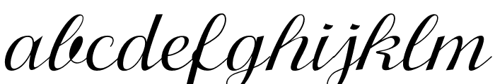CalligraphyScript Font LOWERCASE