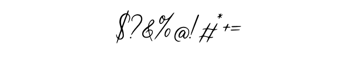 Calligrathink Font OTHER CHARS