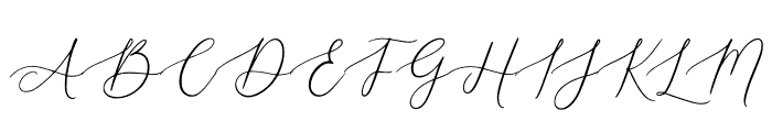Calligrathink Font UPPERCASE