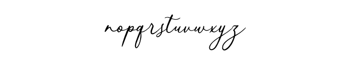 Calligrathink Font LOWERCASE