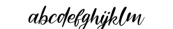 Calligria Font LOWERCASE