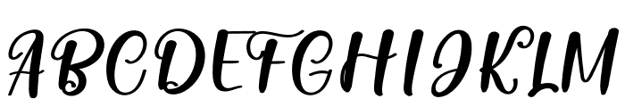 Calligrphic Font UPPERCASE