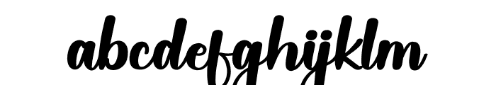Calligrphic Font LOWERCASE