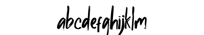 Calligther Font LOWERCASE