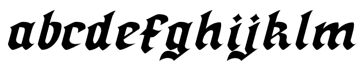 Callimathy-Italic Font LOWERCASE