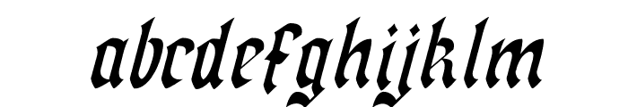 Callimathy-ThinItalic Font LOWERCASE