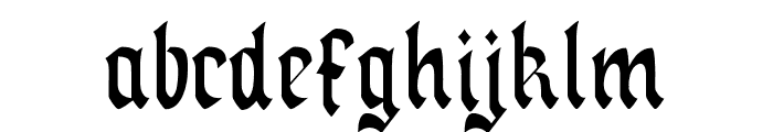 Callimathy-Thin Font LOWERCASE