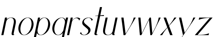 Callingstone Italic Font LOWERCASE