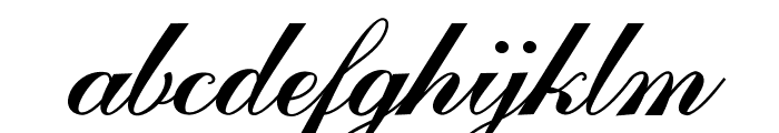 Calliope Script Font LOWERCASE