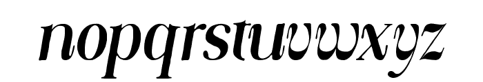 Callivora Condensed Italic Font LOWERCASE