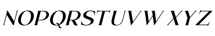 Callmira Italic Font UPPERCASE