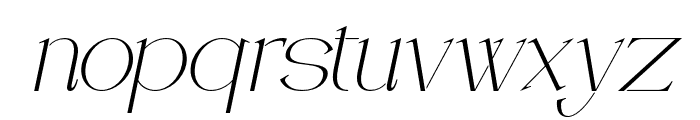 Callume Italic Font LOWERCASE