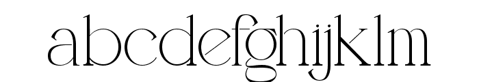 Callume Regular Font LOWERCASE