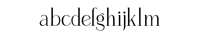 Callysthenes Regular Font LOWERCASE