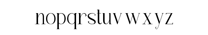 Callysthenes Regular Font LOWERCASE