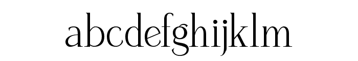 Callysthenes Semi Bold Font LOWERCASE