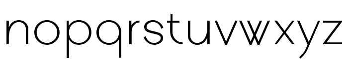 Calmius Sans Extra Light Low Font LOWERCASE