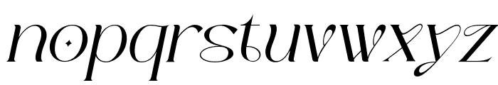 Calora-Italic Font LOWERCASE