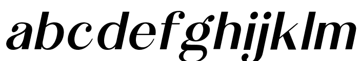 Calton Elegance Sans Italic Font LOWERCASE