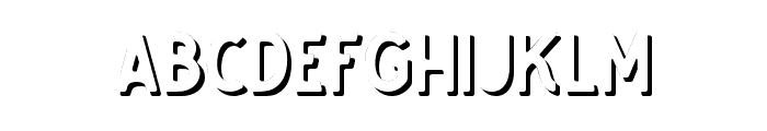 CaltonsTypeface-Shadow Font LOWERCASE