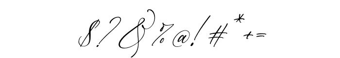 Calture Rowasn Script Italic Font OTHER CHARS
