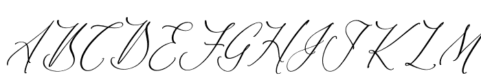 Calture Rowasn Script Italic Font UPPERCASE
