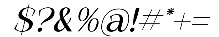 Calture Rowasn Serif Italic Font OTHER CHARS