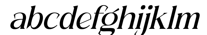 Calture Rowasn Serif Italic Font LOWERCASE