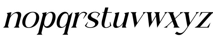 Calture Rowasn Serif Italic Font LOWERCASE