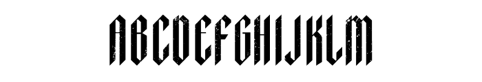 Camberu grunge Regular Font UPPERCASE