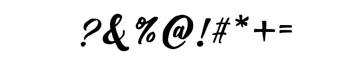 Cambrigo-Script Font OTHER CHARS