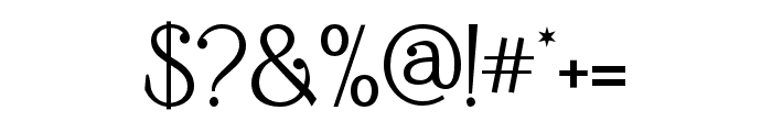 Camelar-Regular Font OTHER CHARS