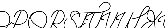 Camelia script bold Font UPPERCASE