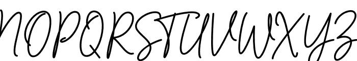 Camellia Signature Font UPPERCASE