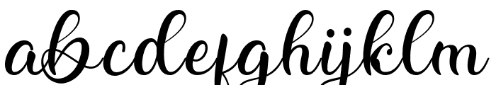 Camellina Font LOWERCASE