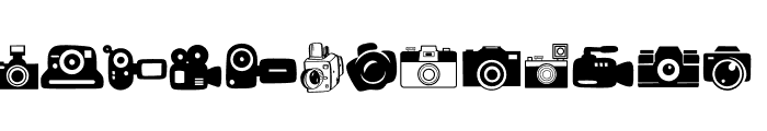 Camera Bundle Font LOWERCASE